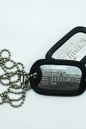 JUEGO DE PLACAS DE IDENTIFICACIÓN AMERICANAS